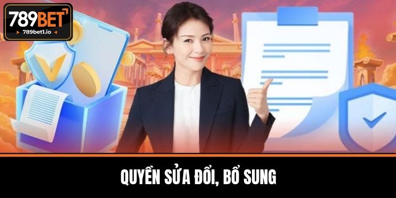 Miễn Trừ Trách Nhiệm Tại 789BET - Đảm Bảo Minh Bạch Cá Cược 2 Quyền sửa đổi bổ sung